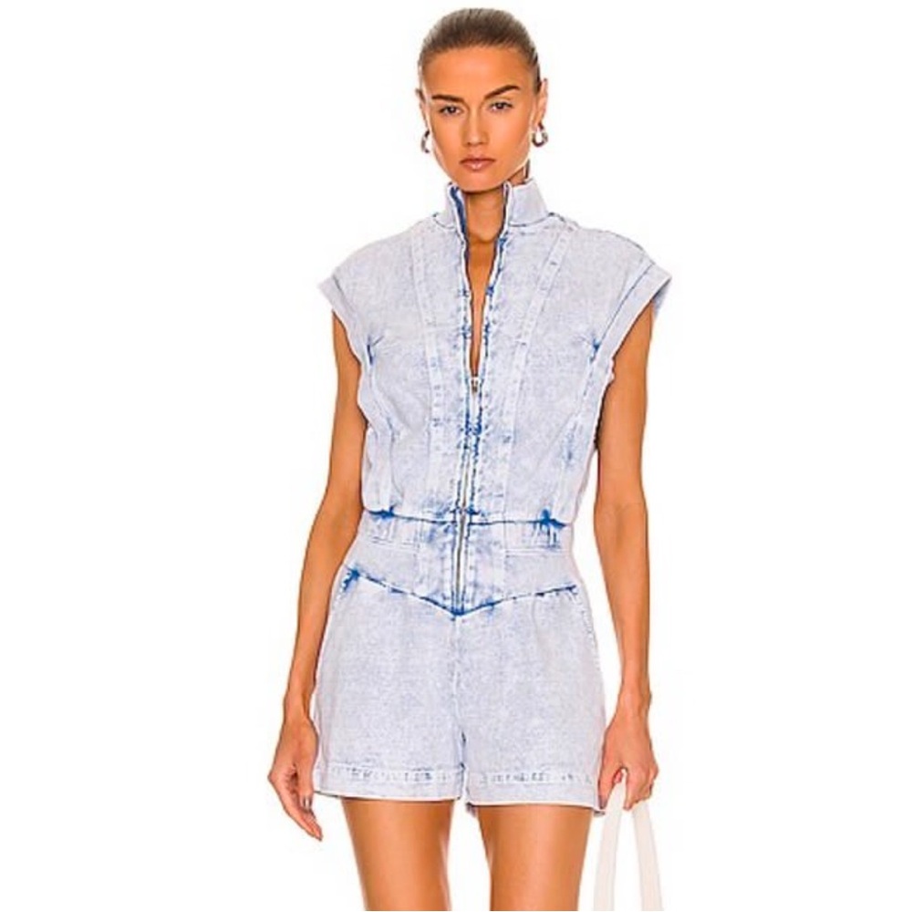 NOAM Blue Romper worn ONCE